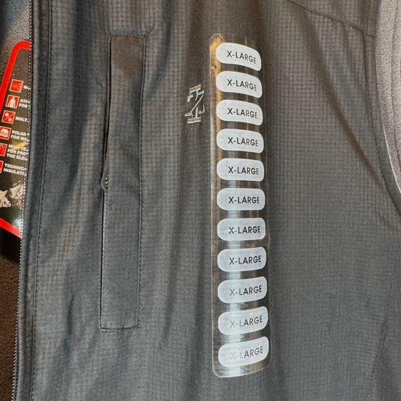 NWT IZOD Wind & Water-Resistant Men's XL Fleece Lined Vest Utility Pockets Warm - Picture 6 of 7